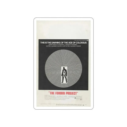 COLOSSUS THE FORBIN PROJECT 1970 Movie Poster STICKER Vinyl Die-Cut Decal - The Sticker Space