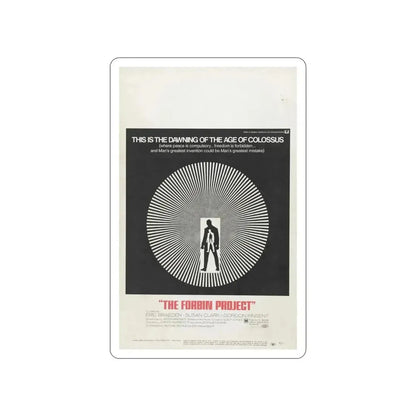 COLOSSUS THE FORBIN PROJECT 1970 Movie Poster STICKER Vinyl Die-Cut Decal - The Sticker Space