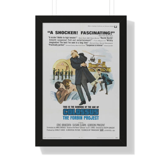 COLOSSUS THE FORBIN PROJECT (2) 1970 - Framed Movie Poster-16″ x 24″-The Sticker Space