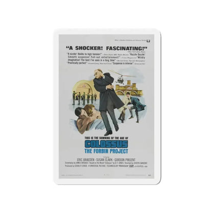 COLOSSUS THE FORBIN PROJECT (2) 1970 Movie Poster - Refrigerator Magnet 3 Inch - The Sticker Space