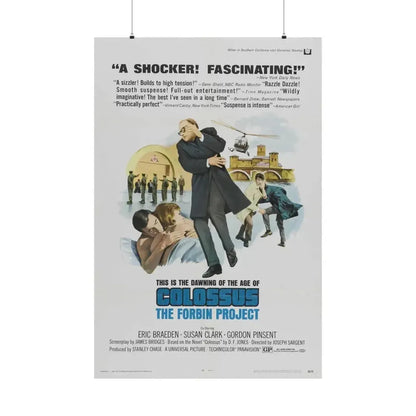 COLOSSUS THE FORBIN PROJECT (2) 1970 - Paper Movie Poster - The Sticker Space