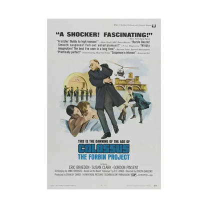COLOSSUS THE FORBIN PROJECT (2) 1970 - Paper Movie Poster - The Sticker Space