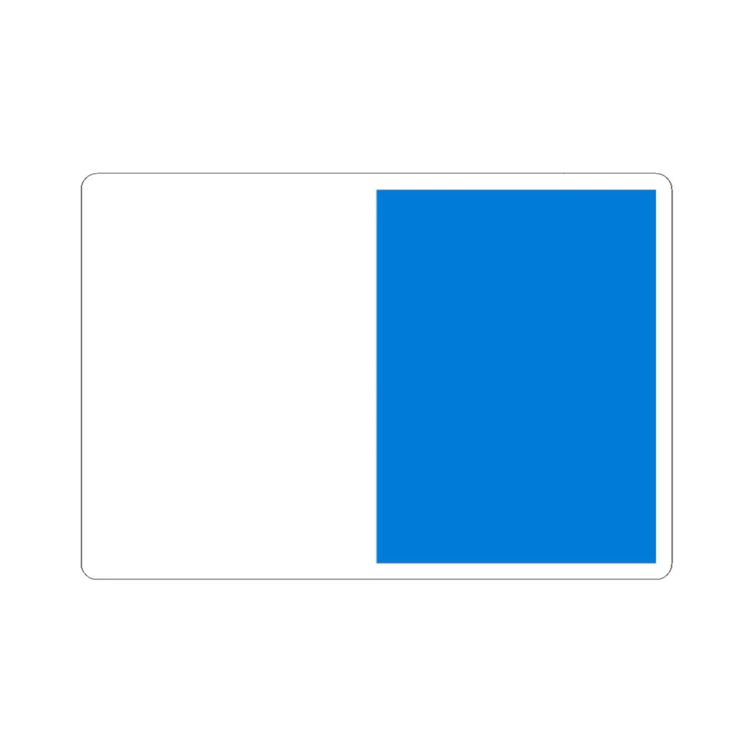 Colours of Connacht Council (Ireland) STICKER Vinyl Kiss-Cut Decal 6 Inch White - The Sticker Space