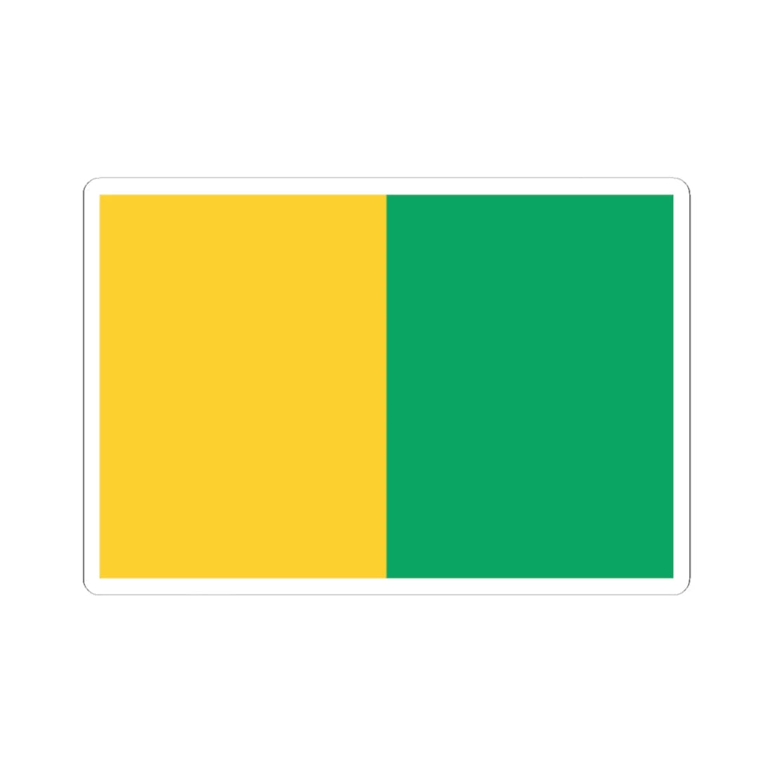 Colours of Donegal GAA (Ireland) STICKER Vinyl Kiss-Cut Decal 3 Inch White - The Sticker Space