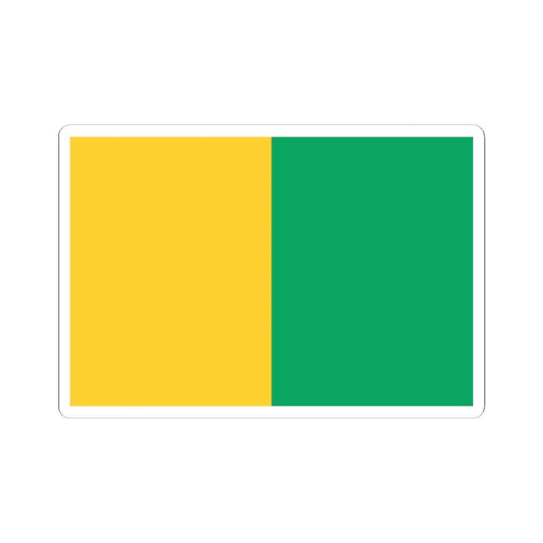 Colours of Donegal GAA (Ireland) STICKER Vinyl Kiss-Cut Decal 4 Inch White - The Sticker Space
