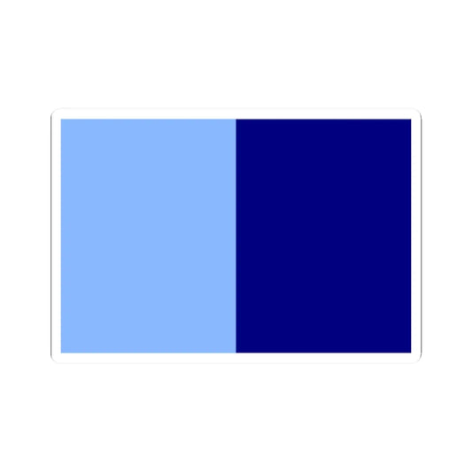 Colours of Dublin (Ireland) STICKER Vinyl Kiss-Cut Decal 2 Inch White - The Sticker Space