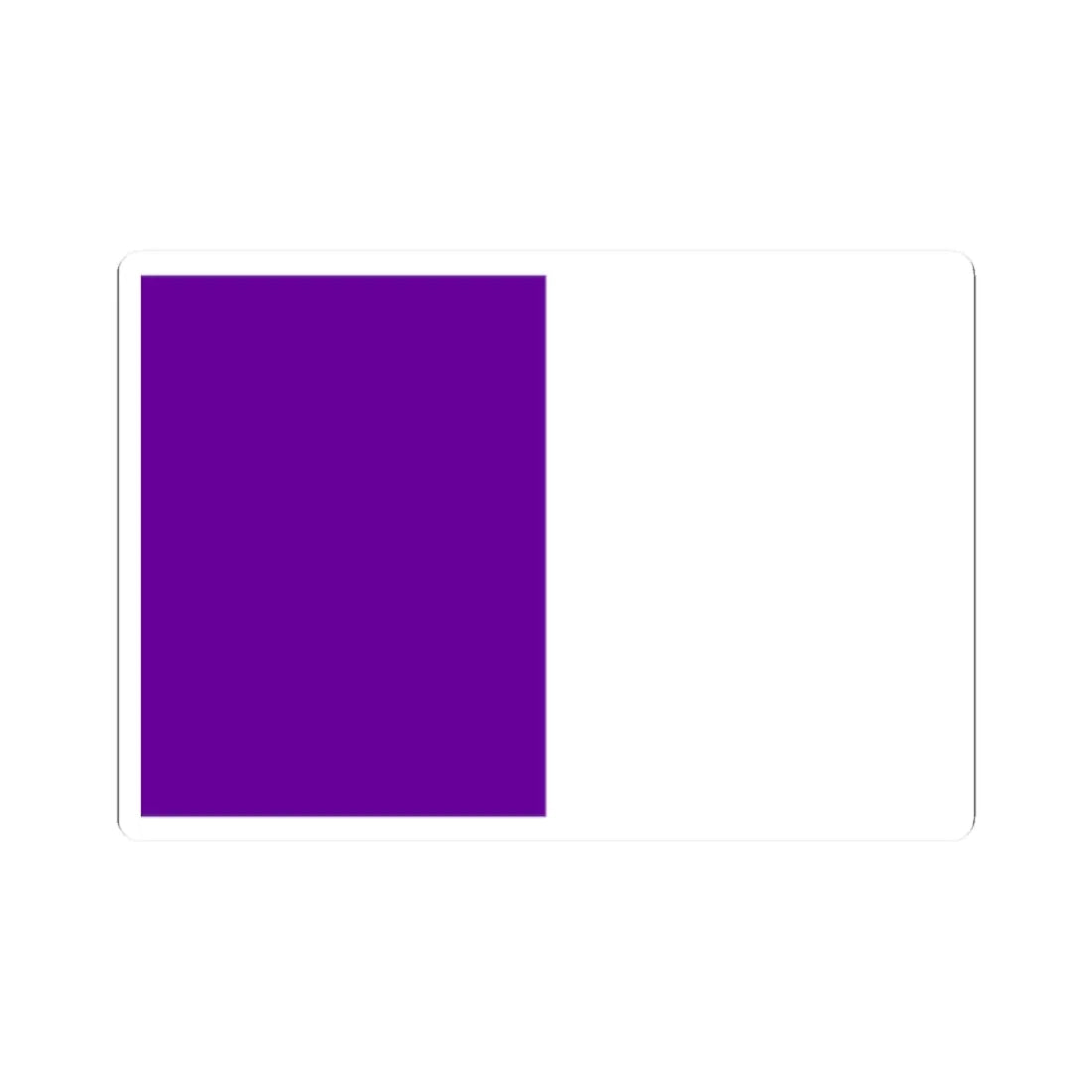 Colours of Fingal (Ireland) STICKER Vinyl Kiss-Cut Decal 2 Inch White - The Sticker Space