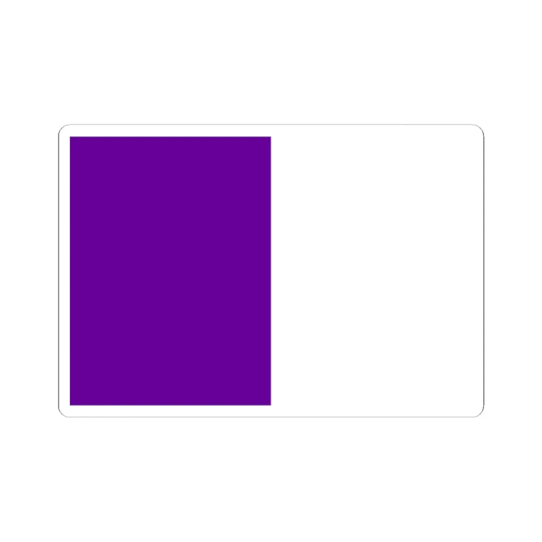 Colours of Fingal (Ireland) STICKER Vinyl Kiss-Cut Decal 3 Inch White - The Sticker Space