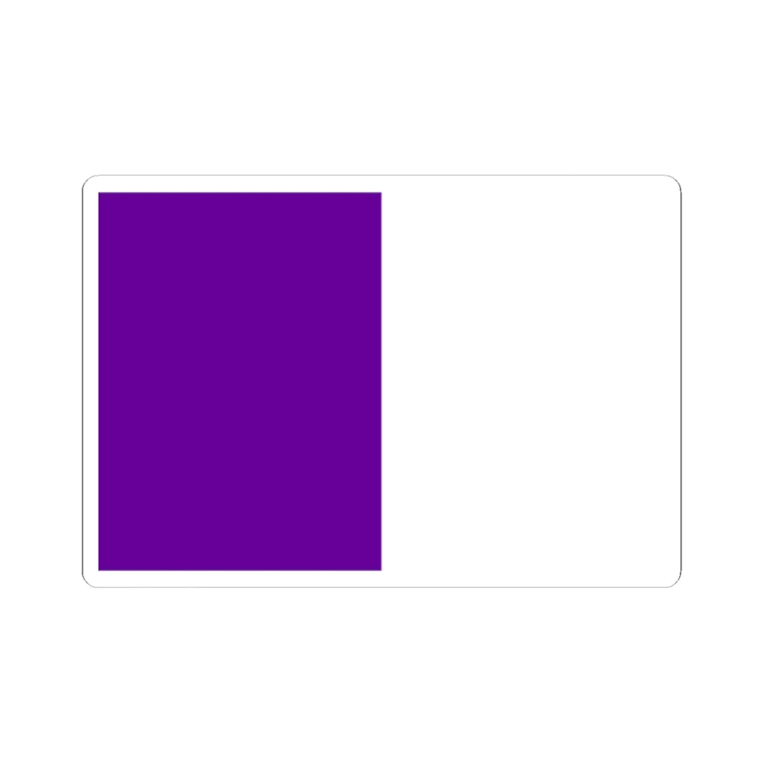 Colours of Fingal (Ireland) STICKER Vinyl Kiss-Cut Decal 4 Inch White - The Sticker Space