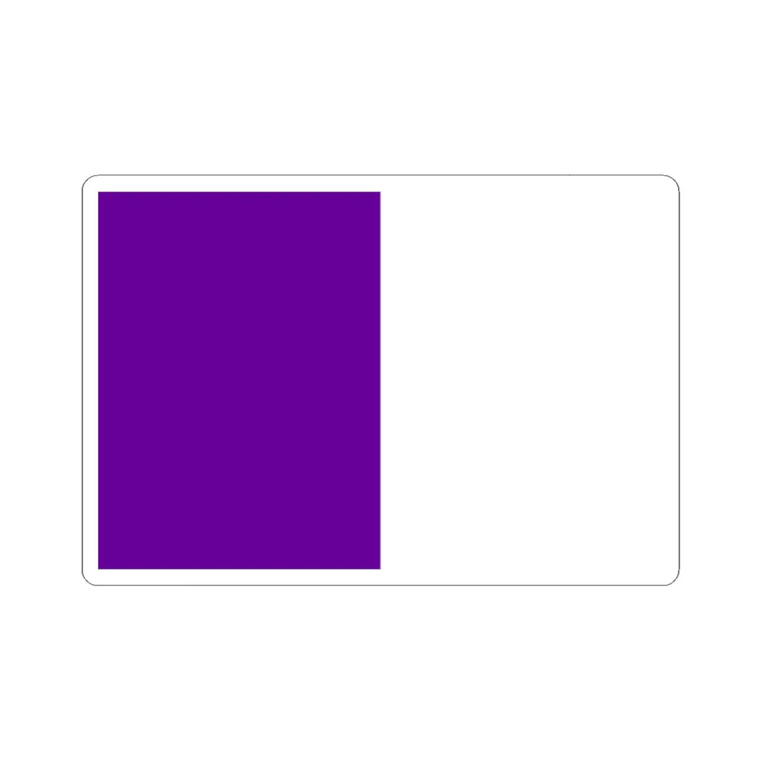 Colours of Fingal (Ireland) STICKER Vinyl Kiss-Cut Decal 6 Inch White - The Sticker Space