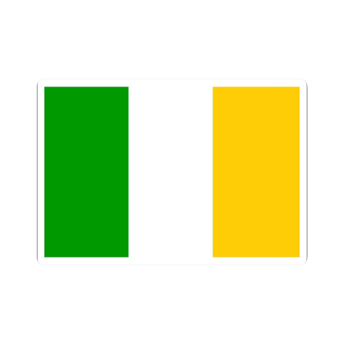 Colours of Offaly (Ireland) STICKER Vinyl Kiss-Cut Decal 2 Inch White - The Sticker Space