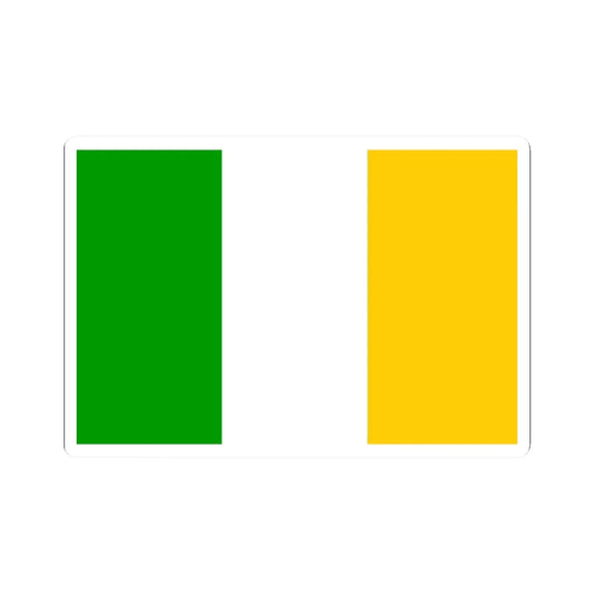 Colours of Offaly (Ireland) STICKER Vinyl Kiss-Cut Decal 2 Inch White - The Sticker Space