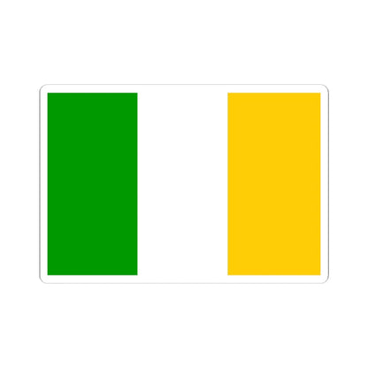 Colours of Offaly (Ireland) STICKER Vinyl Kiss-Cut Decal 4 Inch White - The Sticker Space