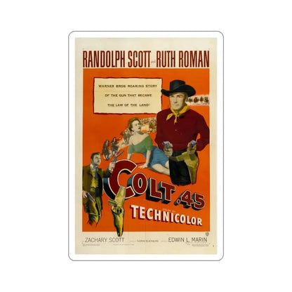 Colt 45 1950 Movie Poster STICKER Vinyl Die-Cut Decal 4 Inch - The Sticker Space