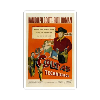 Colt 45 1950 Movie Poster STICKER Vinyl Die-Cut Decal - The Sticker Space