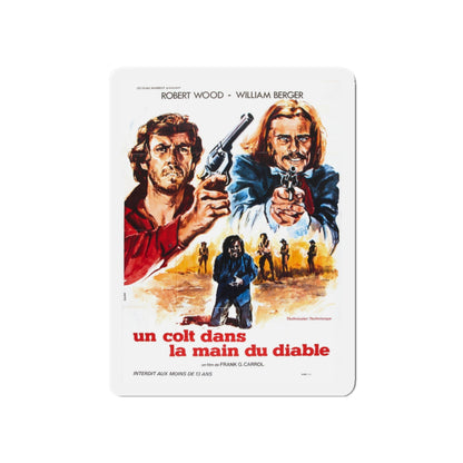 COLT IN THE HAND OF THE DEVIL 1973 Movie Poster - Die-Cut Magnet-5" x 5"-The Sticker Space