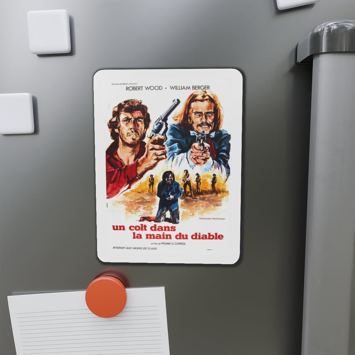 COLT IN THE HAND OF THE DEVIL 1973 Movie Poster - Die-Cut Magnet-The Sticker Space