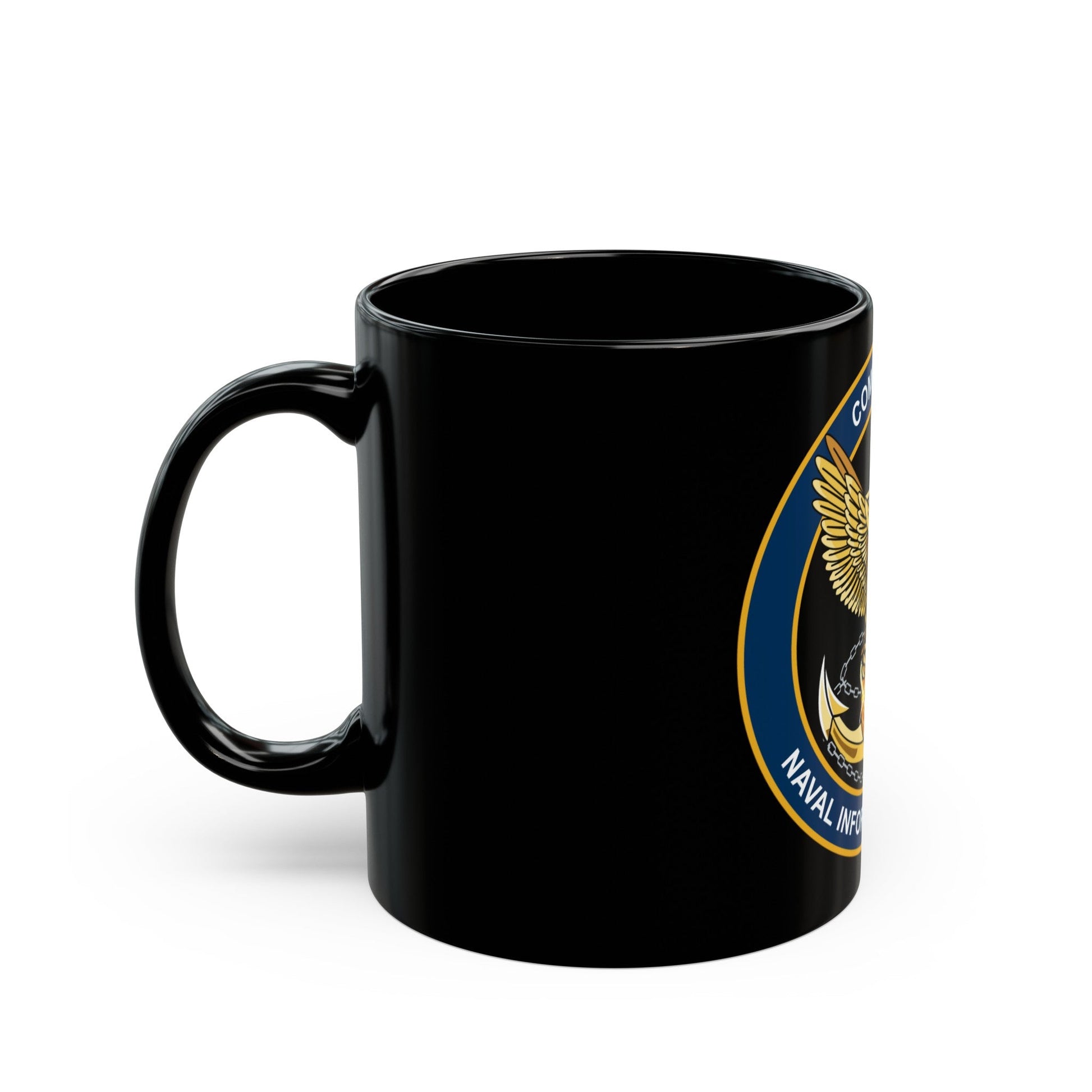 COM NAVIFOR (U.S. Navy) Black Coffee Mug-The Sticker Space