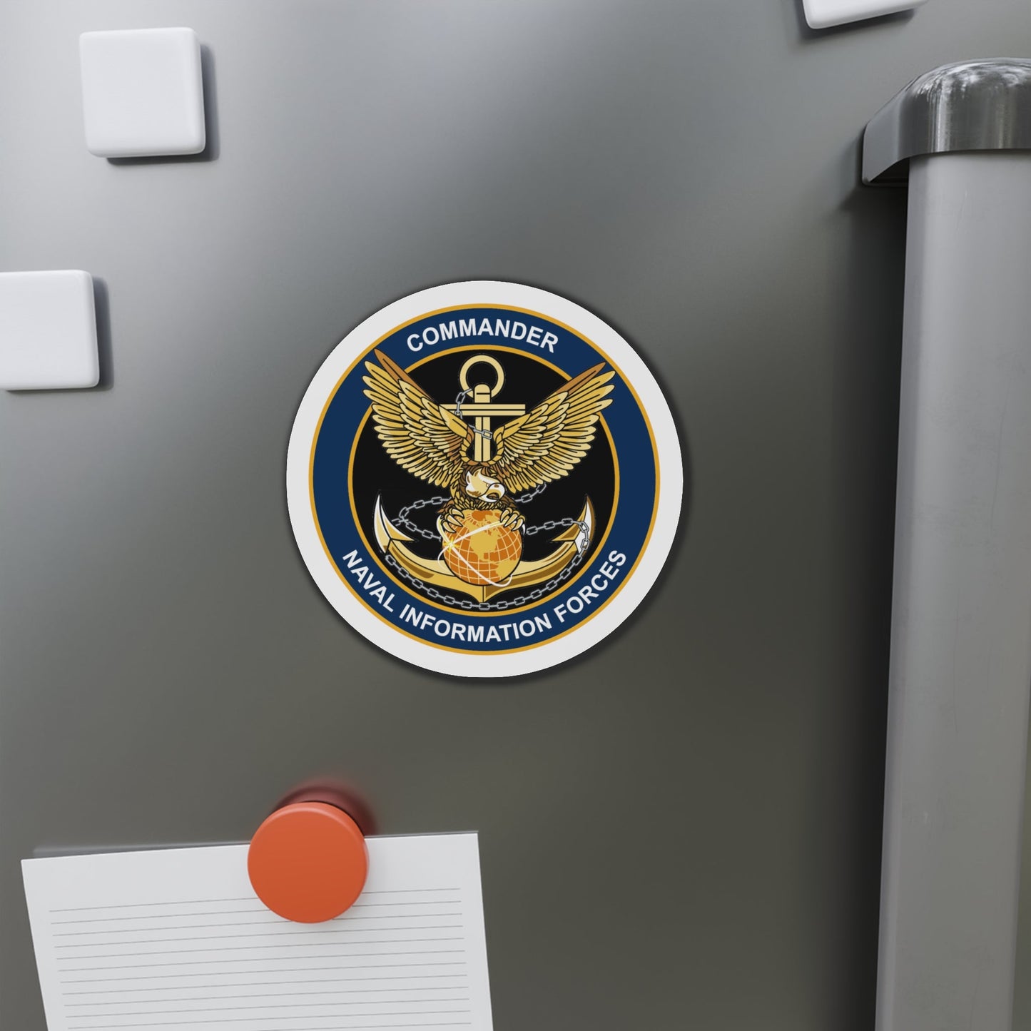 COM NAVIFOR (U.S. Navy) Die-Cut Magnet-The Sticker Space