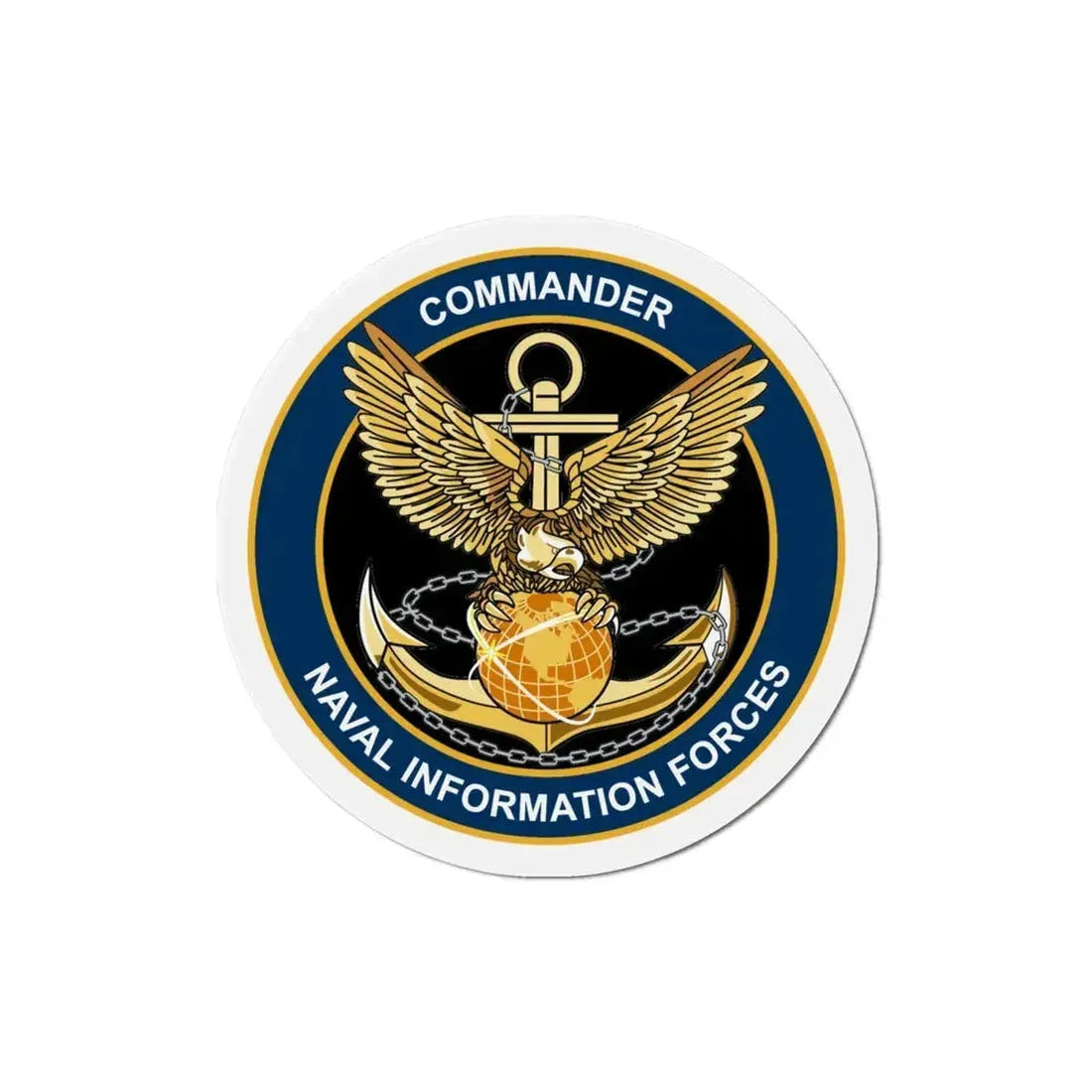 COM NAVIFOR (U.S. Navy) Refrigerator Magnet 4 Inch - The Sticker Space