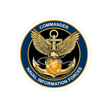 COM NAVIFOR (U.S. Navy) Transparent STICKER Die-Cut Vinyl Decal 2 Inch Transparent - The Sticker Space