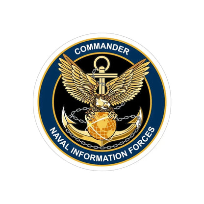 COM NAVIFOR (U.S. Navy) Transparent STICKER Die-Cut Vinyl Decal 5 Inch Transparent - The Sticker Space