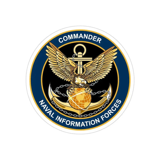 COM NAVIFOR (U.S. Navy) Transparent STICKER Die-Cut Vinyl Decal 6 Inch Transparent - The Sticker Space