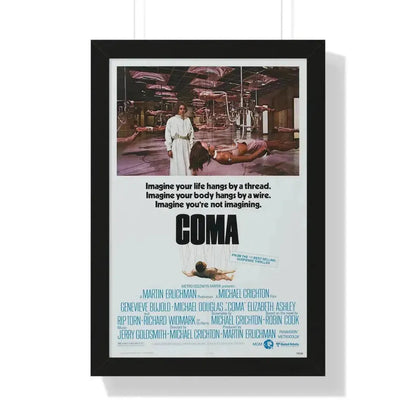 COMA 1978 - Framed Movie Poster 16″ x 24″ Black - The Sticker Space