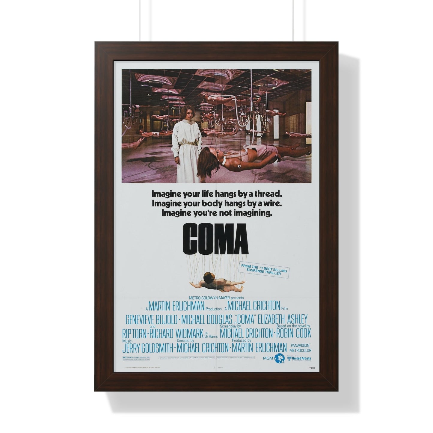 COMA 1978 - Framed Movie Poster-16″ x 24″-The Sticker Space