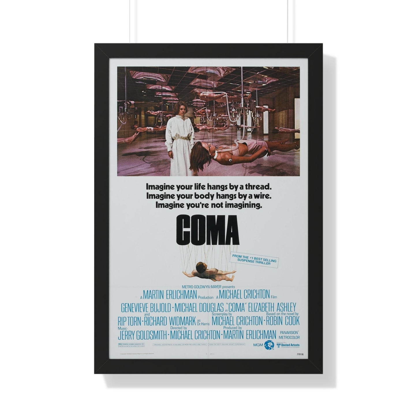 COMA 1978 - Framed Movie Poster-20" x 30"-The Sticker Space