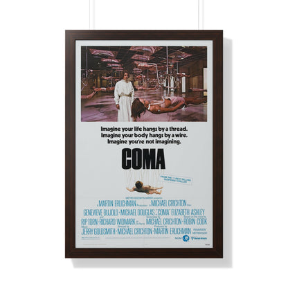 COMA 1978 - Framed Movie Poster-20" x 30"-The Sticker Space