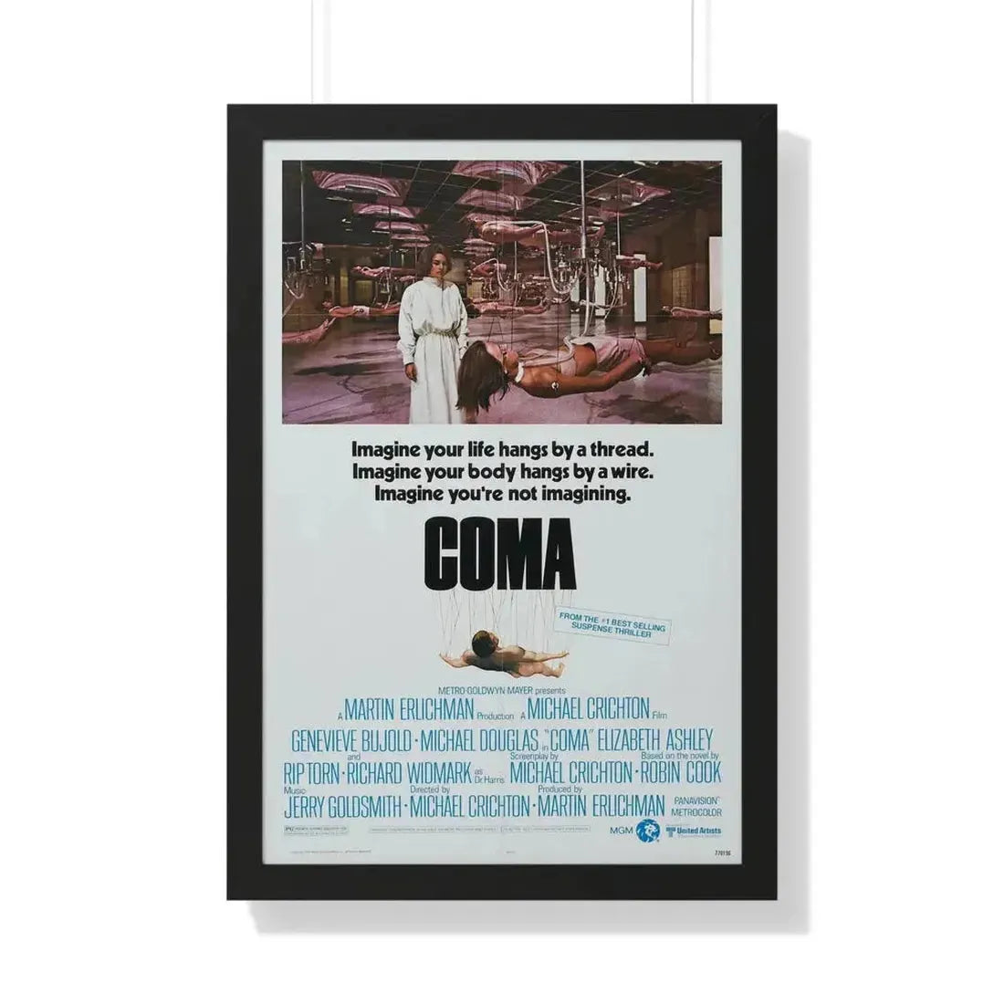 COMA 1978 - Framed Movie Poster - The Sticker Space