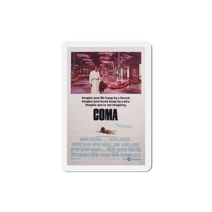 Coma 1978 Movie Poster Die-Cut Magnet-3 Inch-The Sticker Space