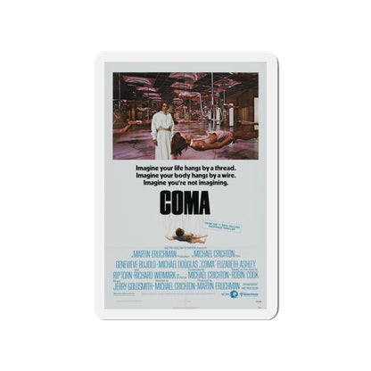 COMA 1978 Movie Poster - Die-Cut Magnet-4" x 4"-The Sticker Space