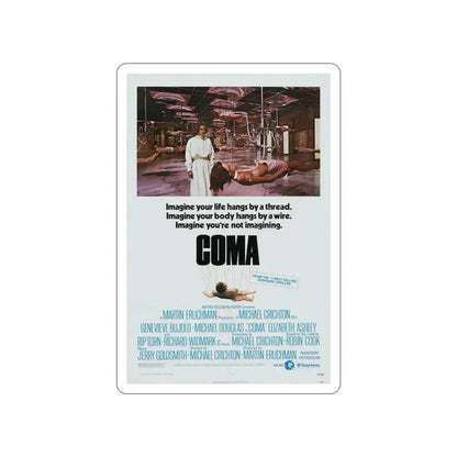 COMA 1978 Movie Poster STICKER Vinyl Die-Cut Decal 3 Inch - The Sticker Space
