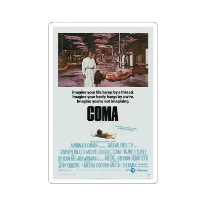 COMA 1978 Movie Poster - STICKER Vinyl Kiss-Cut Decal 6 Inch White - The Sticker Space