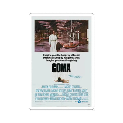 COMA 1978 Movie Poster - STICKER Vinyl Kiss-Cut Decal - The Sticker Space