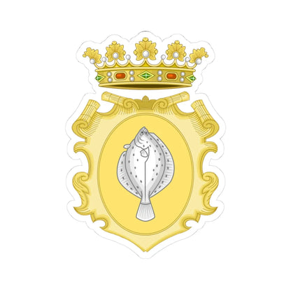 Comacchio-Stemma Storico (Italy) (Coat of Arms) STICKER Vinyl Kiss-Cut Decal 3 Inch White - The Sticker Space