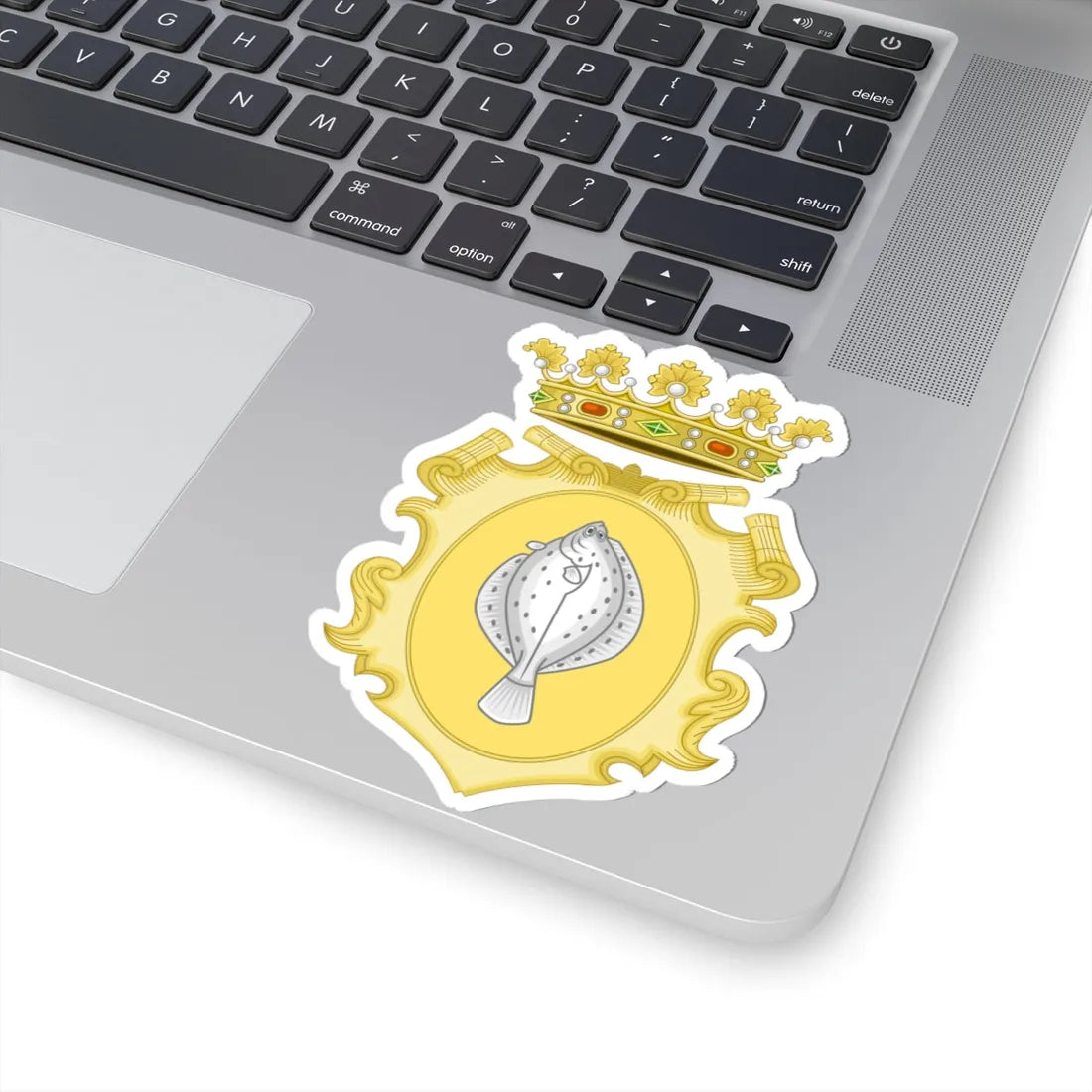 Comacchio-Stemma Storico (Italy) (Coat of Arms) STICKER Vinyl Kiss-Cut Decal - The Sticker Space