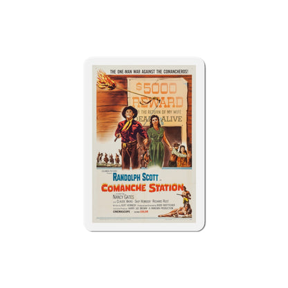 Comanche Station 1960 Movie Poster Die-Cut Magnet-5 Inch-The Sticker Space