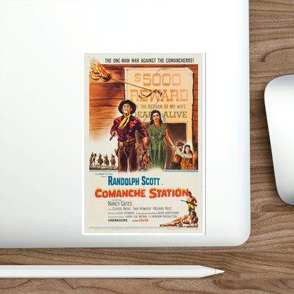 Comanche Station 1960 Movie Poster STICKER Vinyl Die-Cut Decal-The Sticker Space