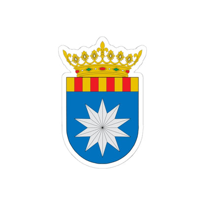 Comarca de la Ribera Baja del Ebro (Spain) (Coat of Arms) STICKER Vinyl Kiss-Cut Decal 6 Inch White - The Sticker Space