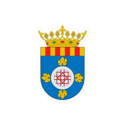 Comarca del Campo de Cariñena (Spain) (Coat of Arms) STICKER Vinyl Kiss-Cut Decal 2 Inch White - The Sticker Space