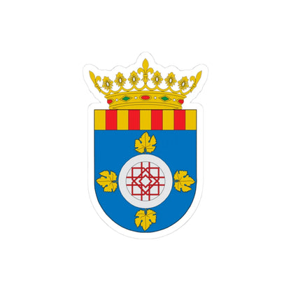 Comarca del Campo de Cariñena (Spain) (Coat of Arms) STICKER Vinyl Kiss-Cut Decal 3 Inch White - The Sticker Space