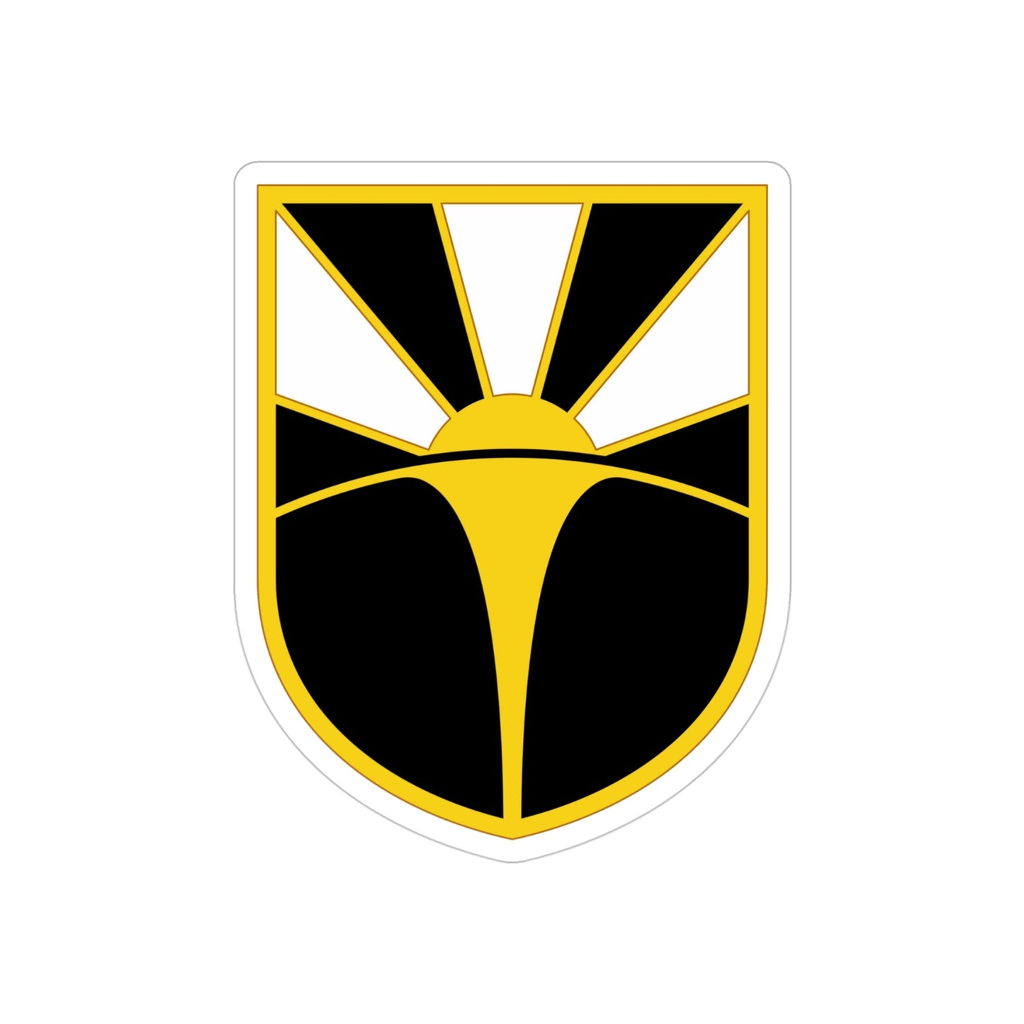 Combat Capabilities Development Command (U.S. Army) REVERSE PRINT Transparent STICKER-4" × 4"-The Sticker Space