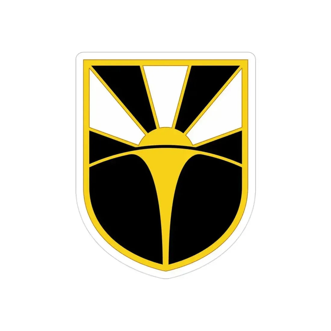 Combat Capabilities Development Command (U.S. Army) REVERSE PRINT Transparent Die-Cut STICKER 3 Inch Die-Cut Transparent - The Sticker Space