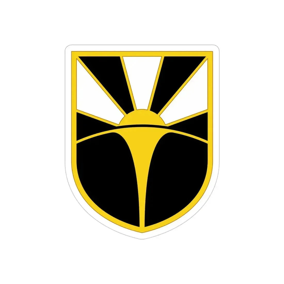 Combat Capabilities Development Command (U.S. Army) REVERSE PRINT Transparent Die-Cut STICKER 4 Inch Die-Cut Transparent - The Sticker Space