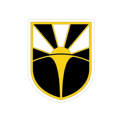 Combat Capabilities Development Command (U.S. Army) REVERSE PRINT Transparent Die-Cut STICKER 4 Inch Die-Cut Transparent - The Sticker Space