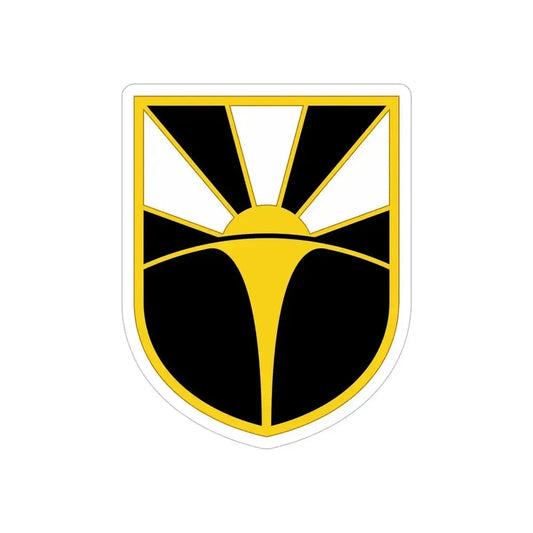 Combat Capabilities Development Command (U.S. Army) REVERSE PRINT Transparent Die-Cut STICKER 6 Inch Die-Cut Transparent - The Sticker Space