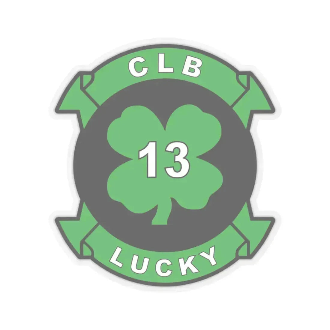 Combat Logistics Battalion 13 (USMC) STICKER Vinyl Kiss-Cut Decal 3 Inch Transparent - The Sticker Space